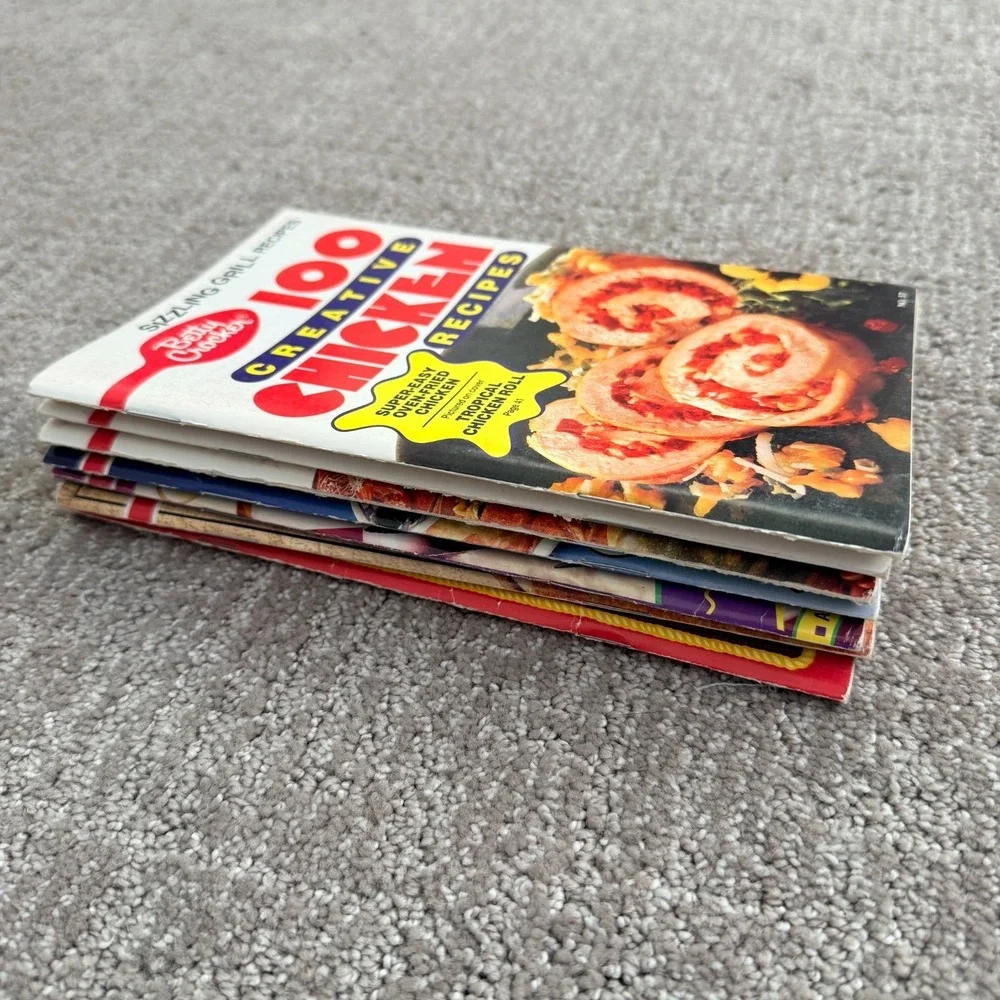 Vintage Betty Crocker‎ Creative Recipes Cookbook Booklet Lot of 7 1990 1991